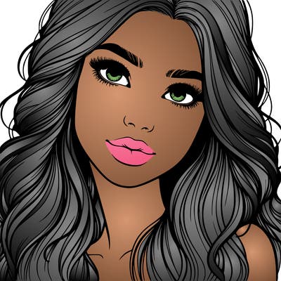 beautiful realistic girl