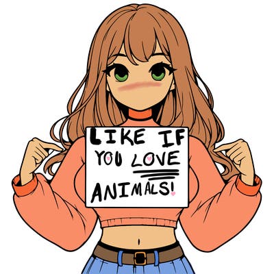 girl holding a blank sign in a long sleeve crop top