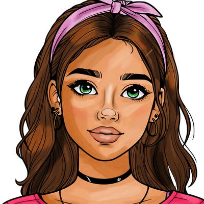 realistic teenage girl