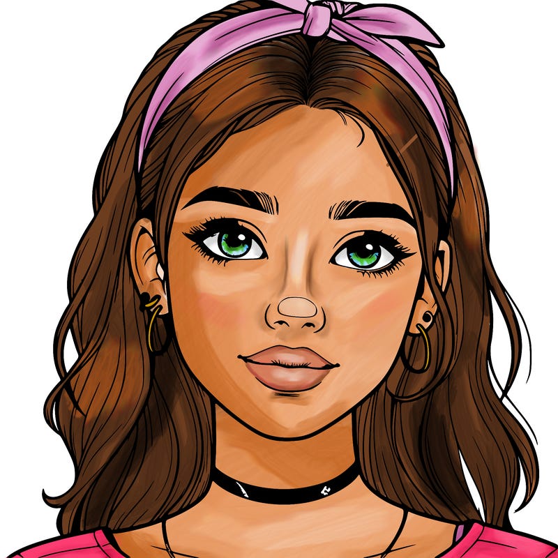 realistic teenage girl