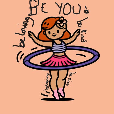 a hula hoop dancer