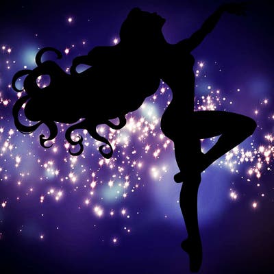 realistic woman dancer