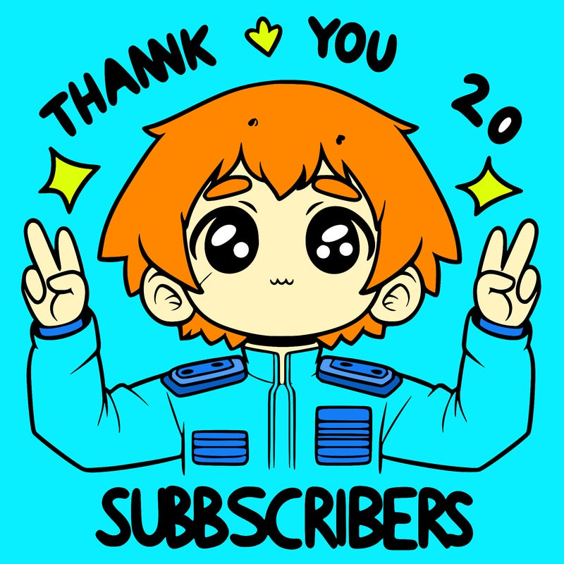 thanks for 20 subscribers ❤️