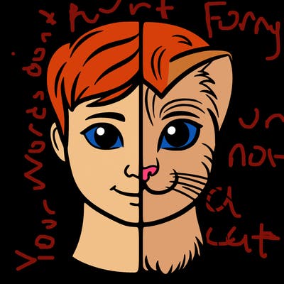 half human, half cat