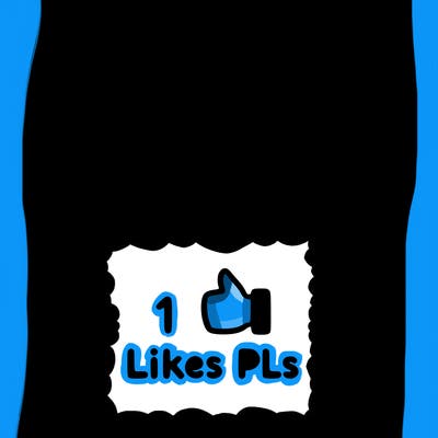 girl holding a sign saying 10 likes pls