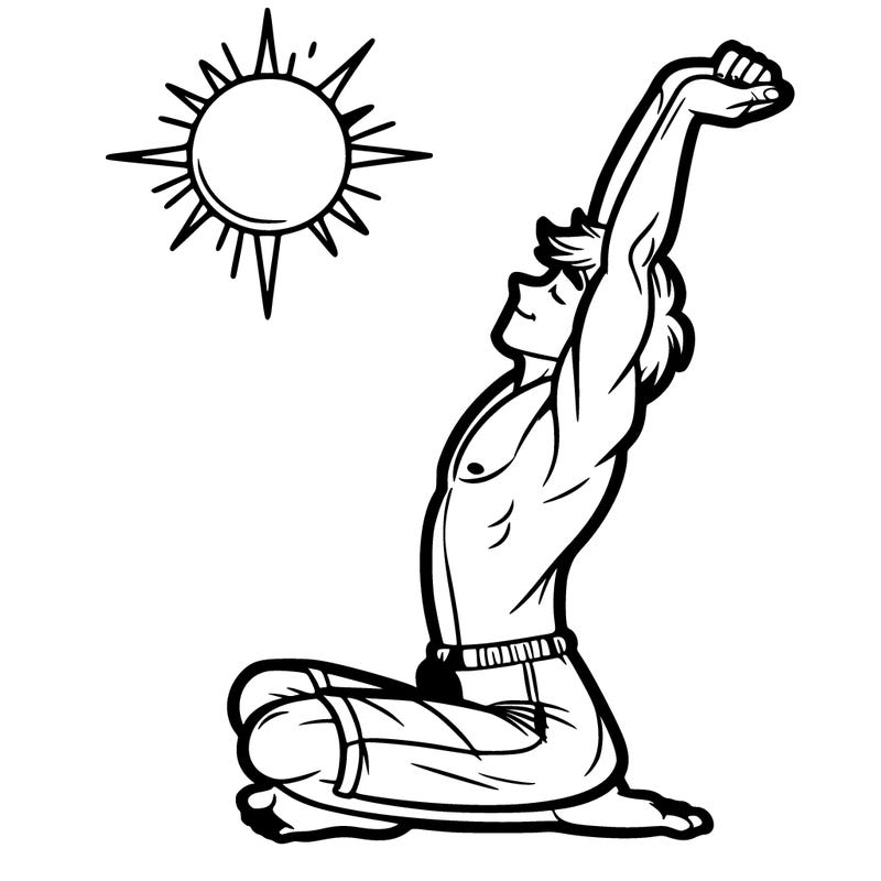 human stretch of the day