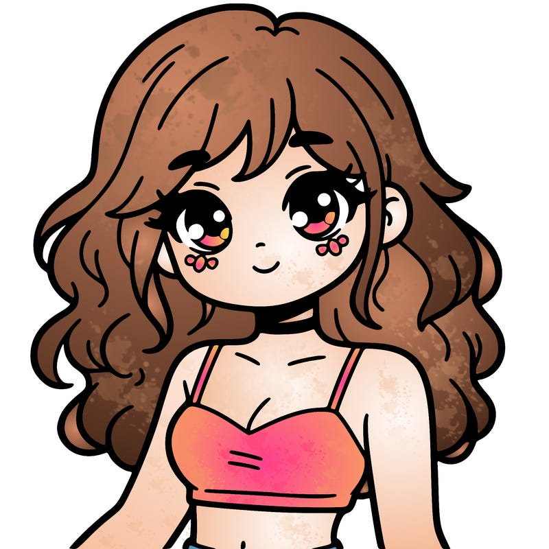 girl in a cute crop top