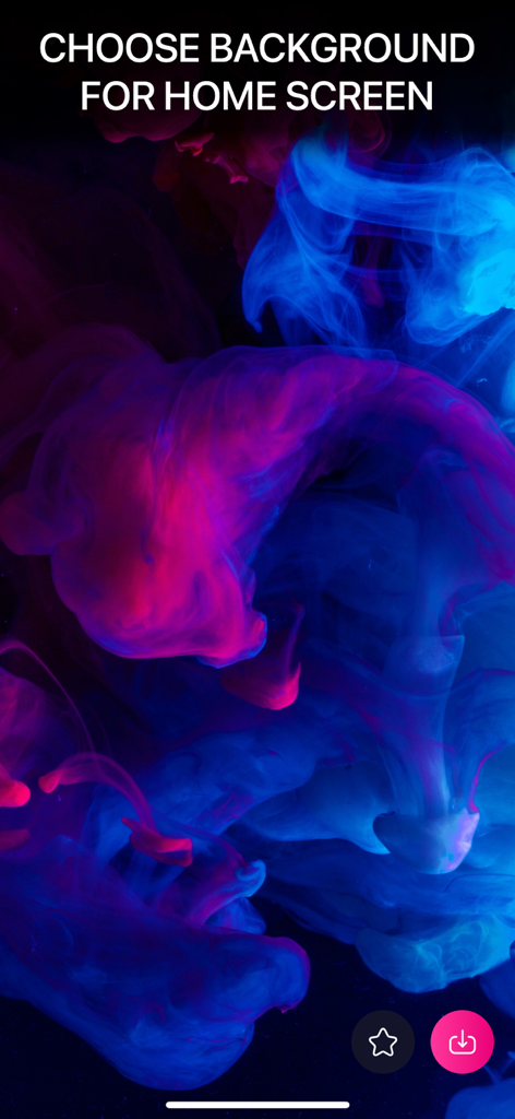 VIBE 4K Wallpapers Cool Screen - Abstract pink and blue smoke 4K wallpaper for iPhone home screen