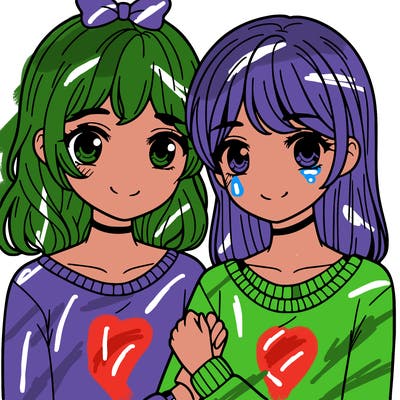 tow girl that are best friend