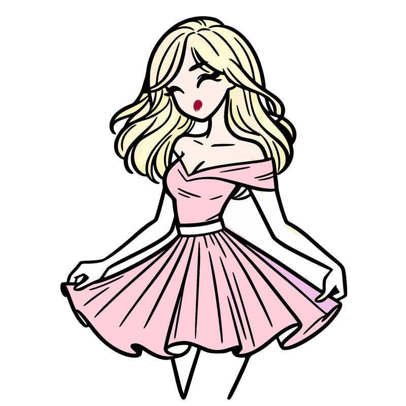 woman in skirt