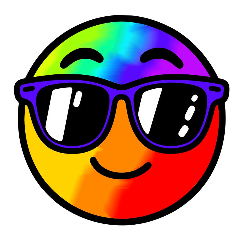 emoji with sunglasses