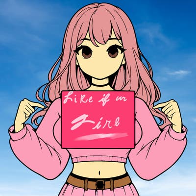 girl holding a blank sign in a long sleeve crop top