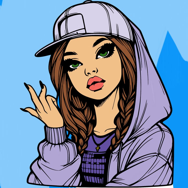 realistic hip hop girl