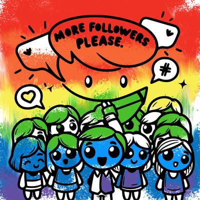 more followers please