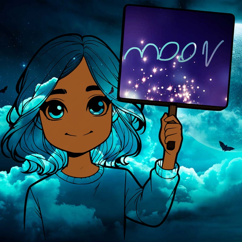 realistic girl holding up a sign