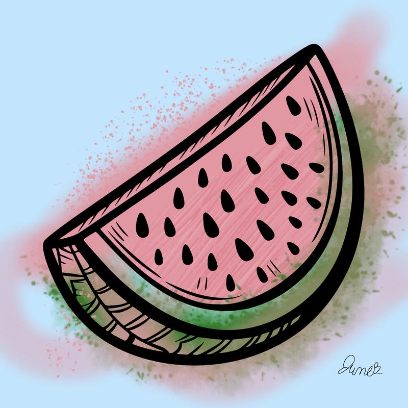 watermelon slice
