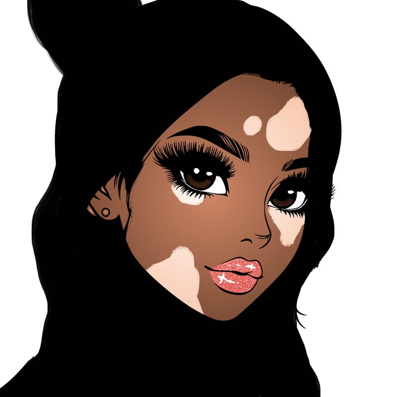 realistic girl with lashes