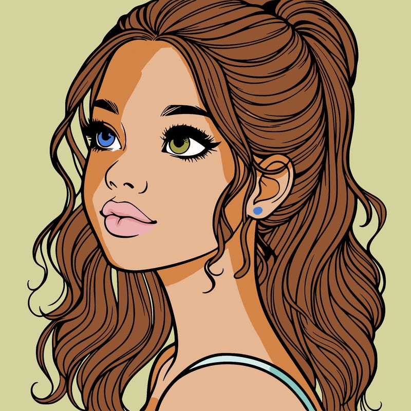 beautiful realistic girl