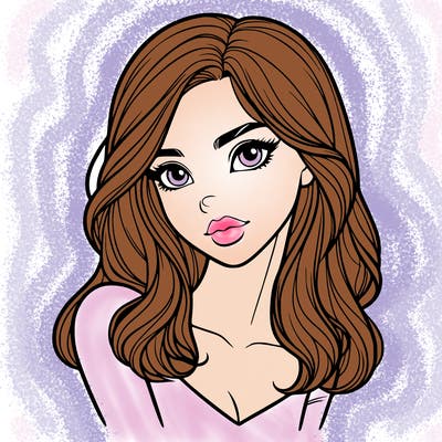 realistic pretty girl