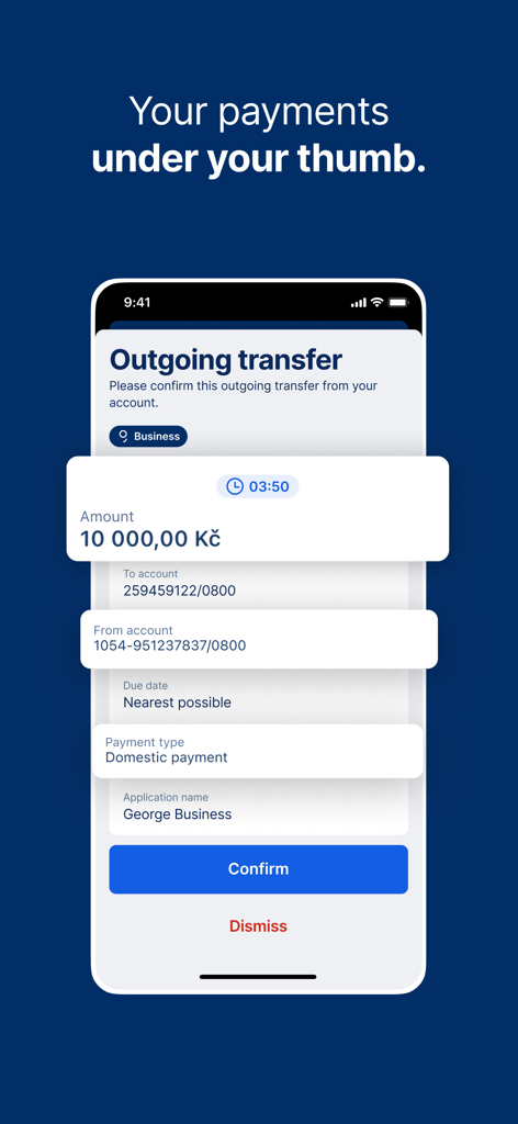 George Business Česko - Finance App | MWM