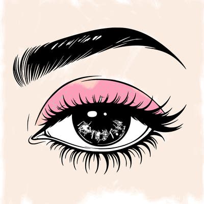 eye closed realistic