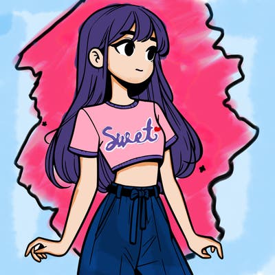 girl in a cute crop top