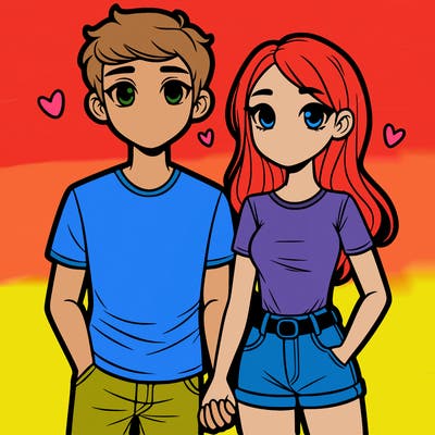 boyfriend and girlfriend