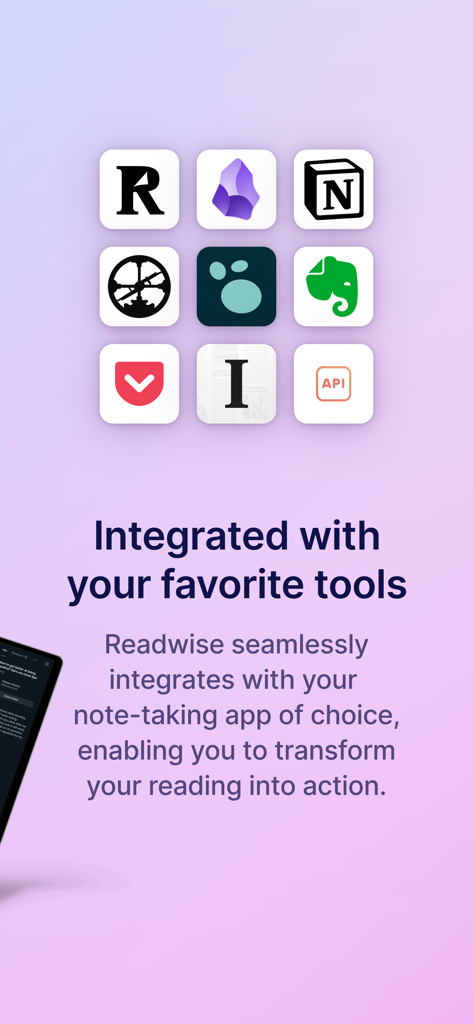 Readwise Reader - Integraciones de la aplicación Readwise Reader con herramientas de toma de notas como Obsidian y Notion.
