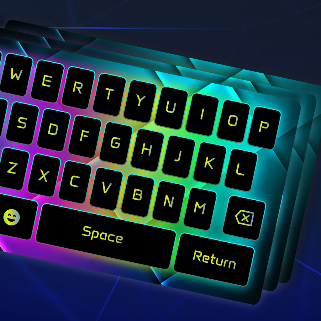 LED Keyboard - Fonts & Themes - Utilities App | MWM