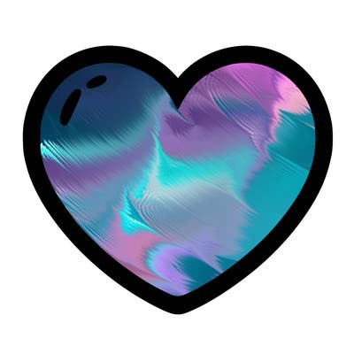 a blank heart