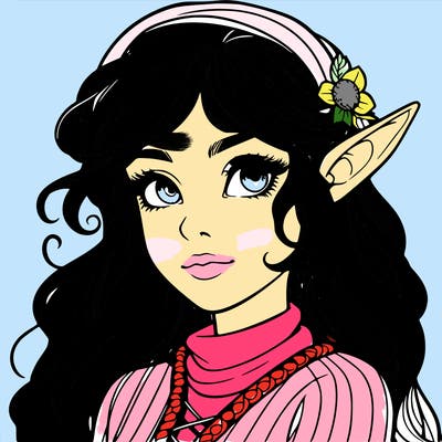 realistic elf girl