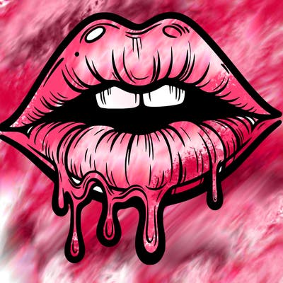 lips that look realistic and drip