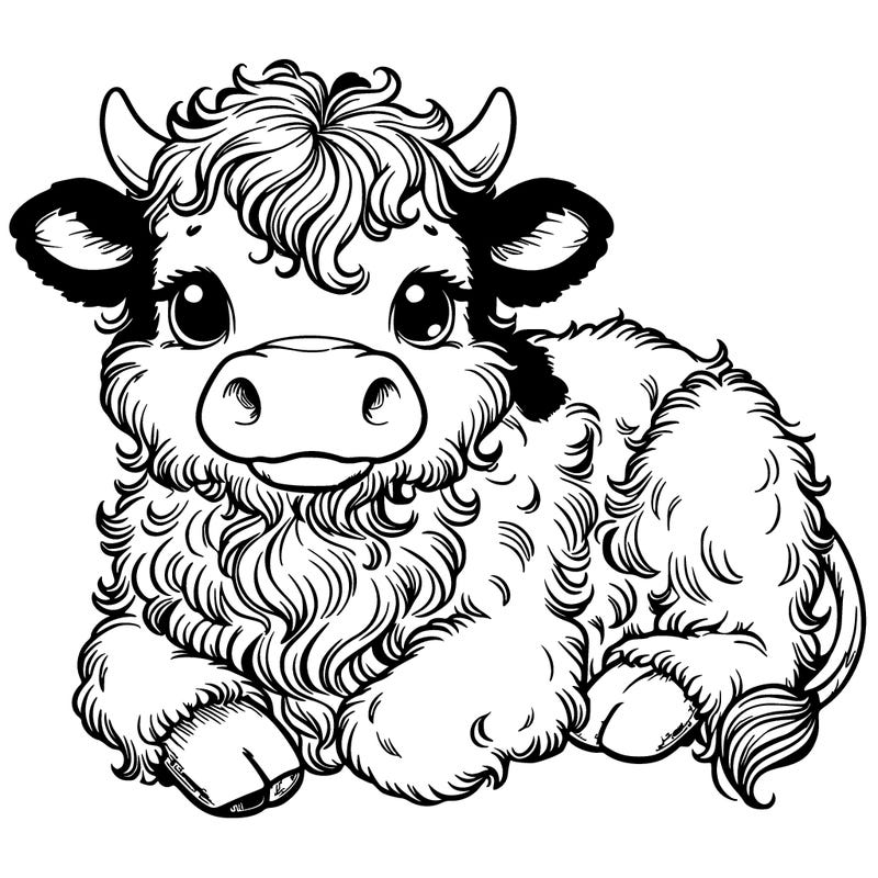 fluffy cow realism