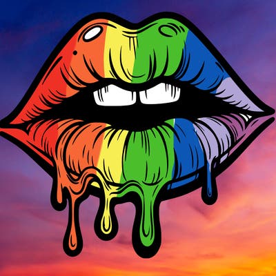 lips that look realistic and drip