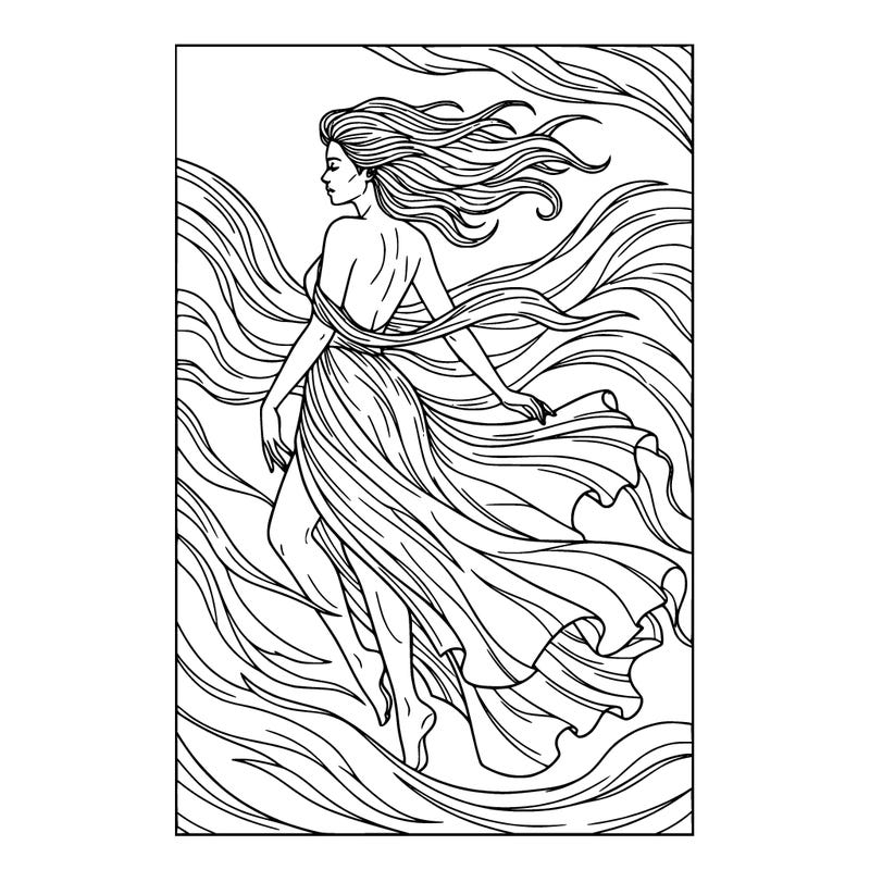 sessssyyyy.    woman posing in slit dress with wind .  blowing