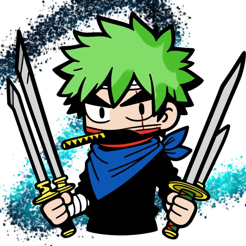 zoro from the anime one piece