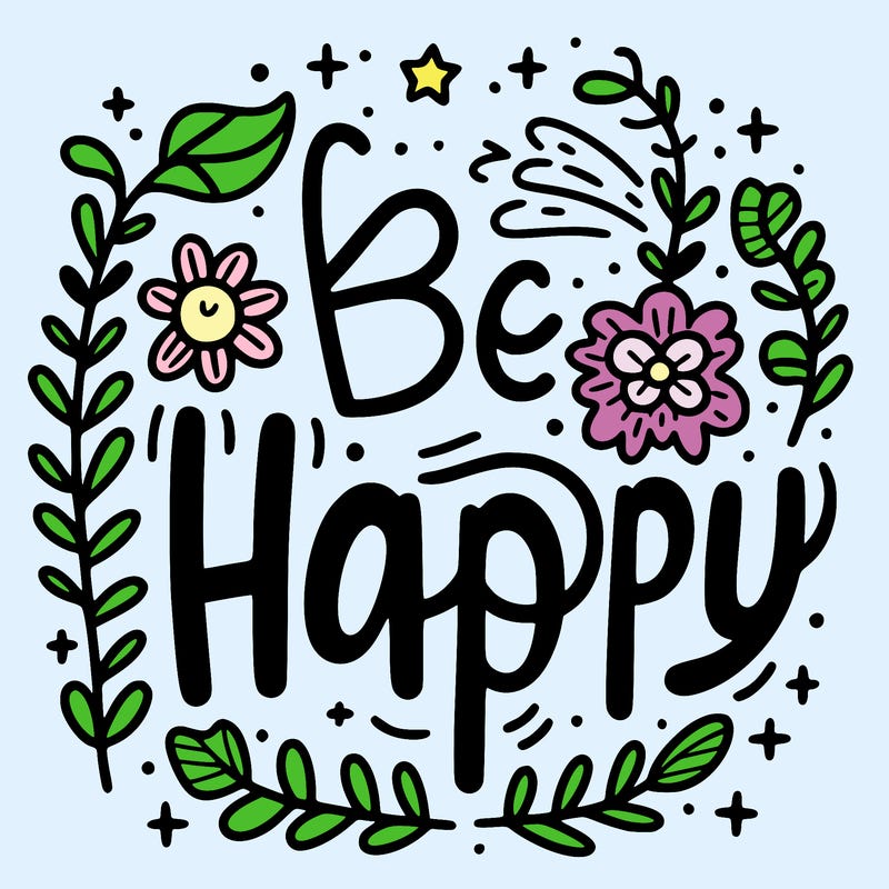be happy words