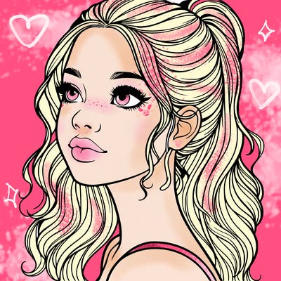 beautiful realistic girl