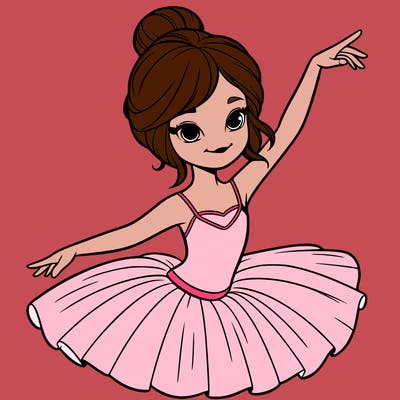 beautiful girl ballet dancer