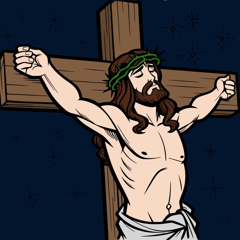 jesus on the cross