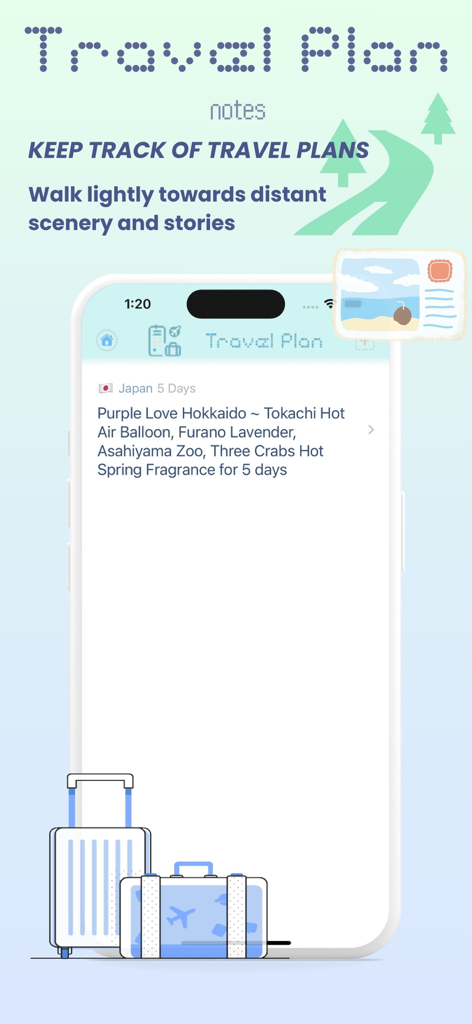 Travel Plan Notes - Itinerary - Travel App | MWM