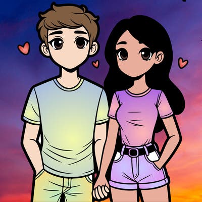 boyfriend and girlfriend