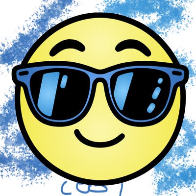 emoji with sunglasses