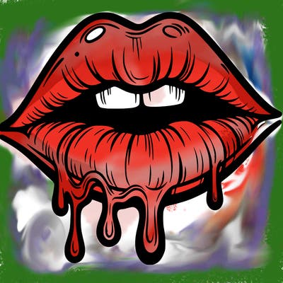lips that look realistic and drip
