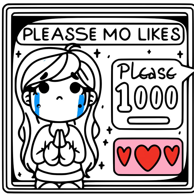 please give me 1000 likes