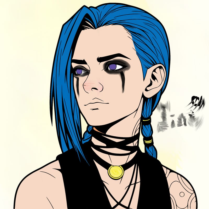 jinx from arcane realistic