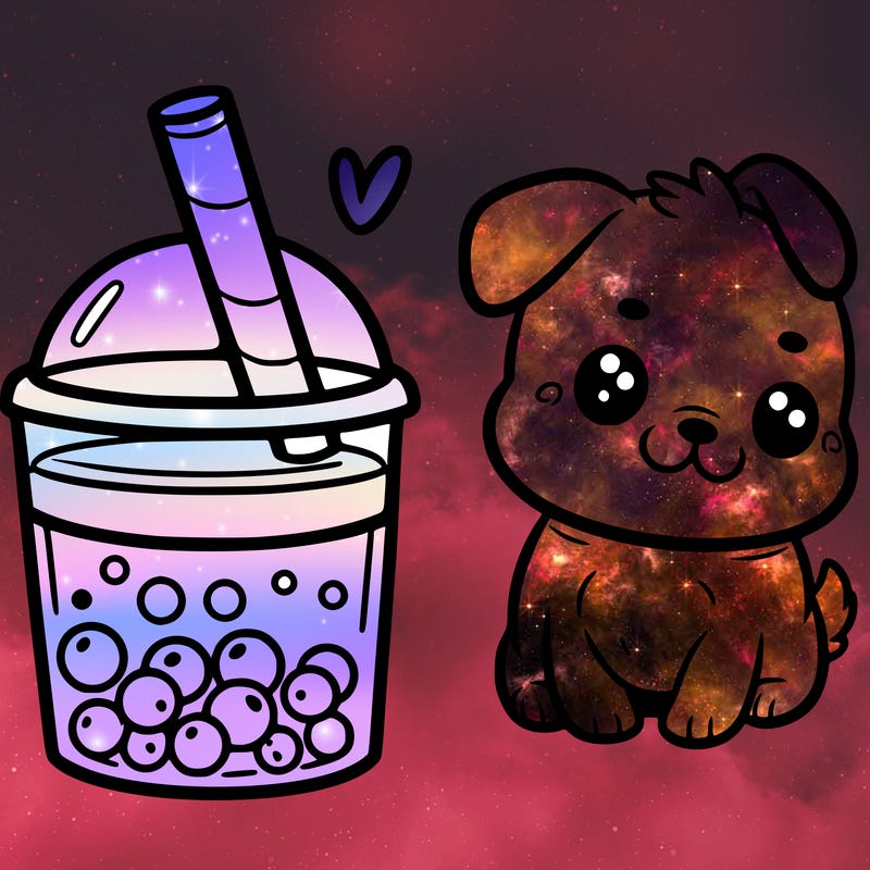 boba dog cup