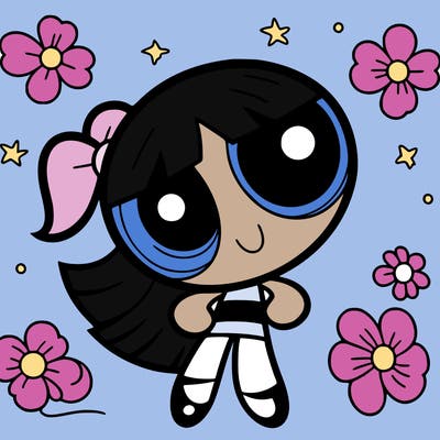 a powerpuff girl