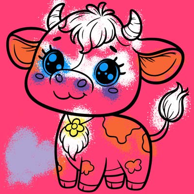 cute cow