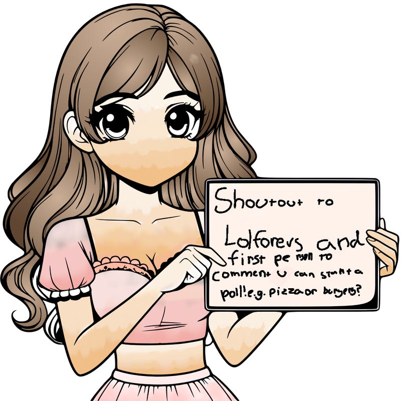 realistic pretty girl holding blank sign